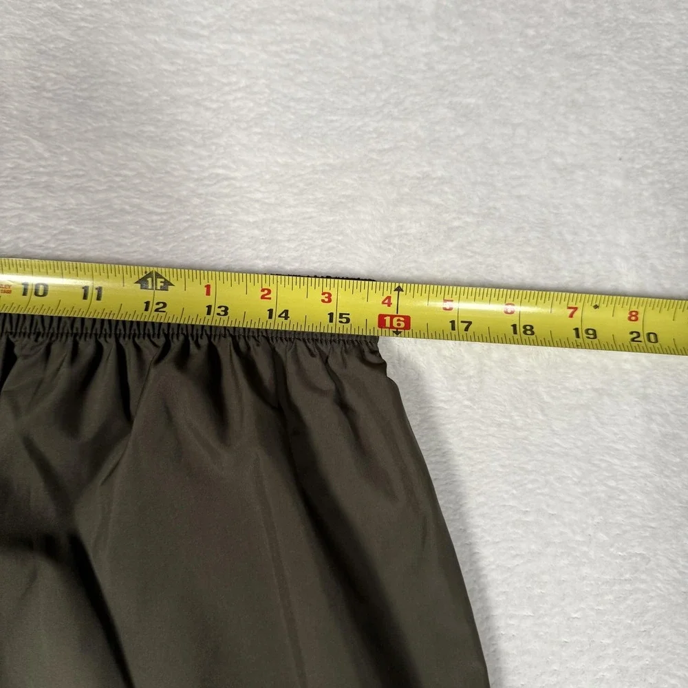 Polo Sport Ralph Lauren Pants Mens Large Olive Green Track Wind Pants Ankle Zips